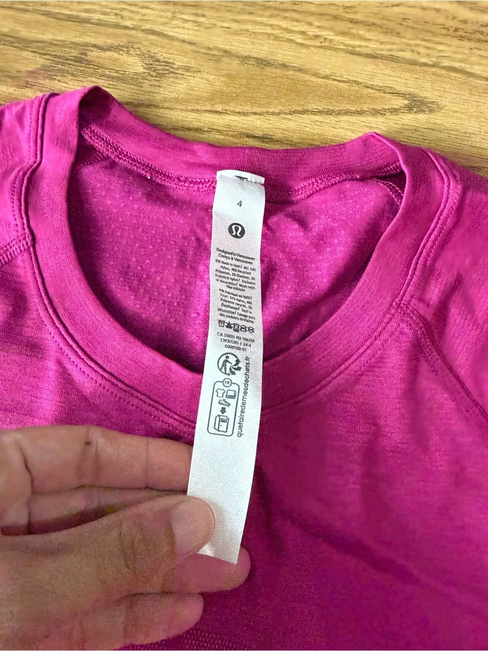 lululemon Swiftly Long Sleeve 2.0 ripened raspberry